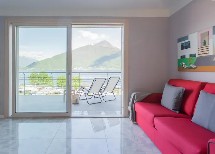 アパート Misultin House & Swimming Pool, Luxury In By Rent Pianello Del Lario